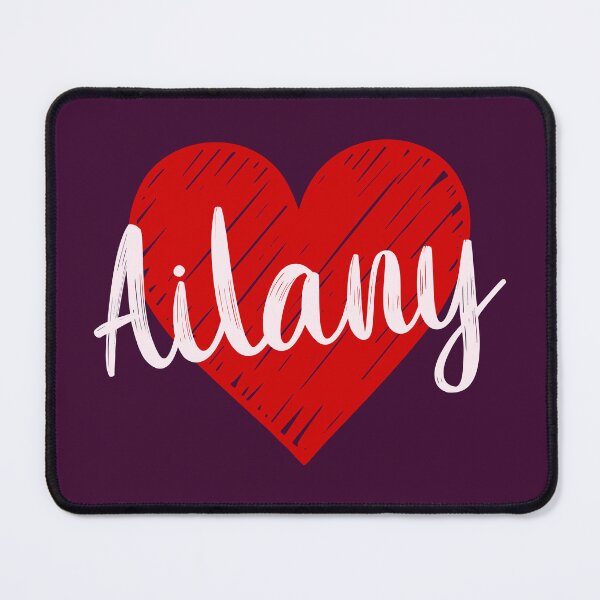 Item preview, Ailany Name Red Heart designed and sold by Jeallan Designs.