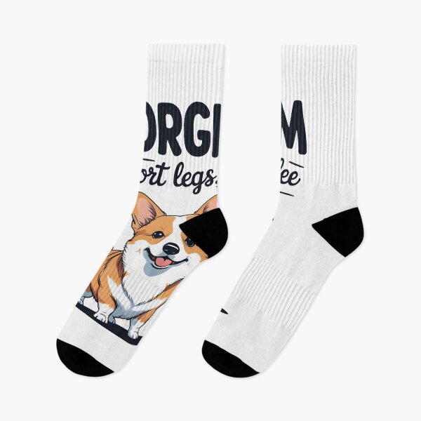 Item preview, Playful illustration of a cute corgi with short legs and a giant coffee cup, designed for fun, trendy, stylish Corgi Mom apparel prints designed and sold by ArtPetrenko90.