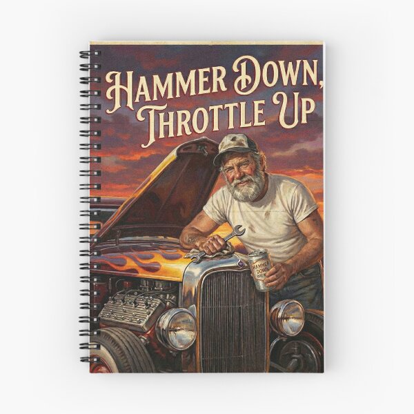 Item preview, Hammer Down Throttle Up Hot Rod Beer Poster designed and sold by Cozy-Old-Pub.