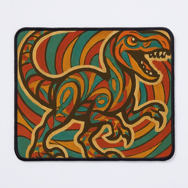 Item preview, Veliciraptor Art Deco Style of the Seventies designed and sold by JonelleTshirts.