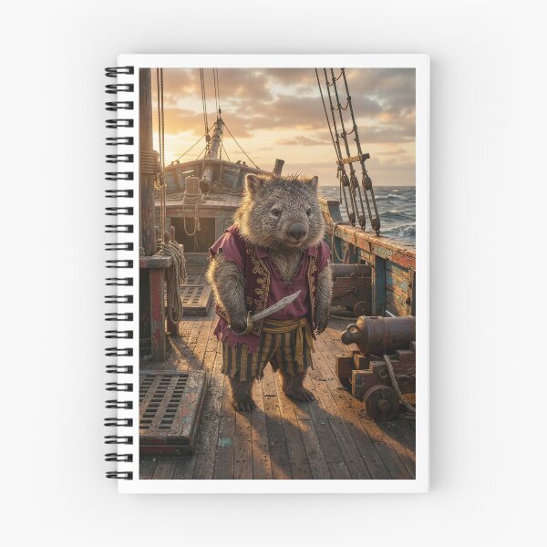 Aperçu de l'œuvre Ne vous frottez pas à ce pirate wombat. créée et vendue par Tridentulus.