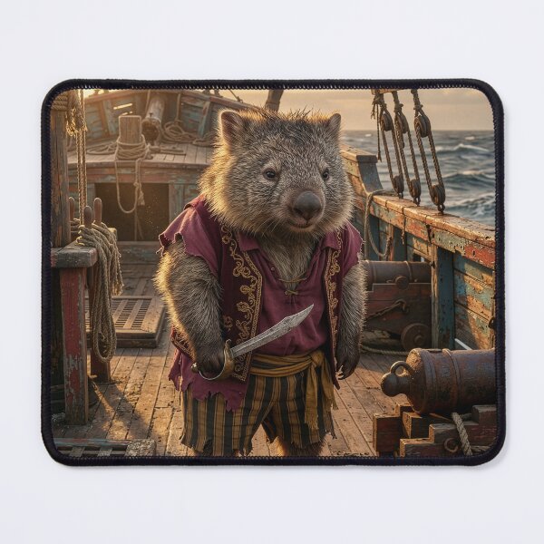 Item preview, Don't Trifle with this Wombat Pirate designed and sold by Tridentulus.