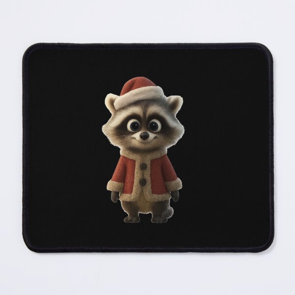 Item preview, Cute Christmas Raccoon in a Santa Outfit Gifts For Christmas designed and sold by zuzzelek44.