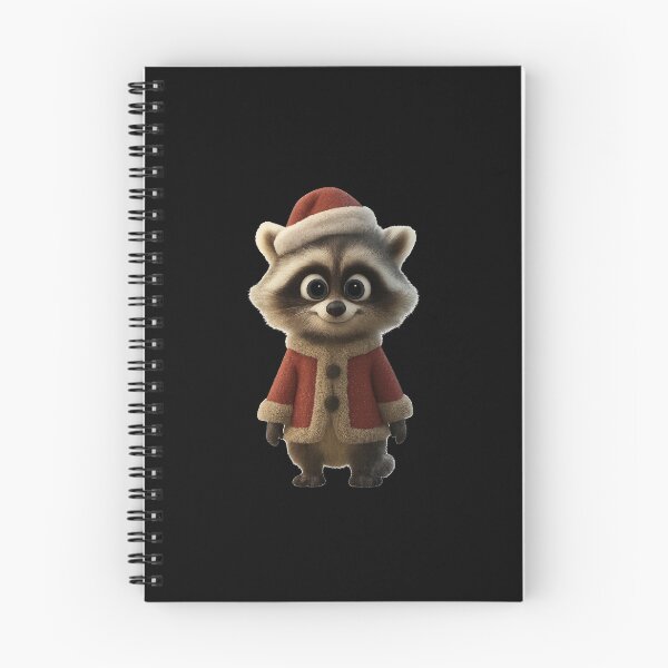Item preview, Cute Christmas Raccoon in a Santa Outfit Gifts For Christmas designed and sold by zuzzelek44.