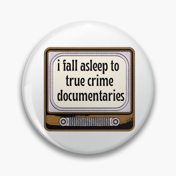 Item preview, i fall asleep to true crime documentaries designed and sold by stickersxbecca.
