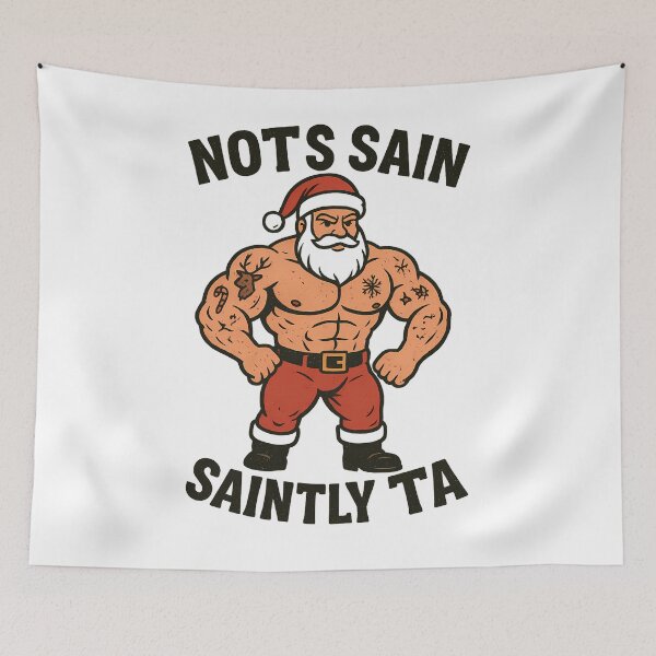 Item preview, Not So Saintly Santa designed and sold by Tactical Override.