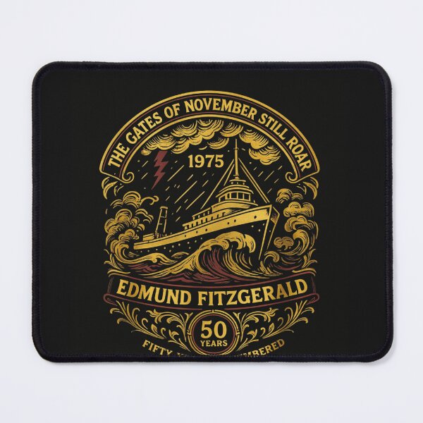Item preview, Edmund Fitzgerald Ship 1975 Anniversary Great Lakes Tribute designed and sold by otaku.edwardj.