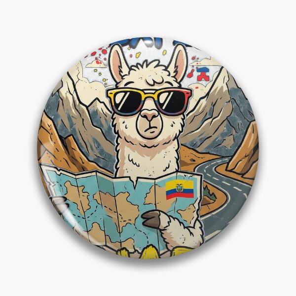 Item preview, I'm Not Lost, Just Exploring Ecuador Without GPS – Funny Llama designed and sold by misaru7.