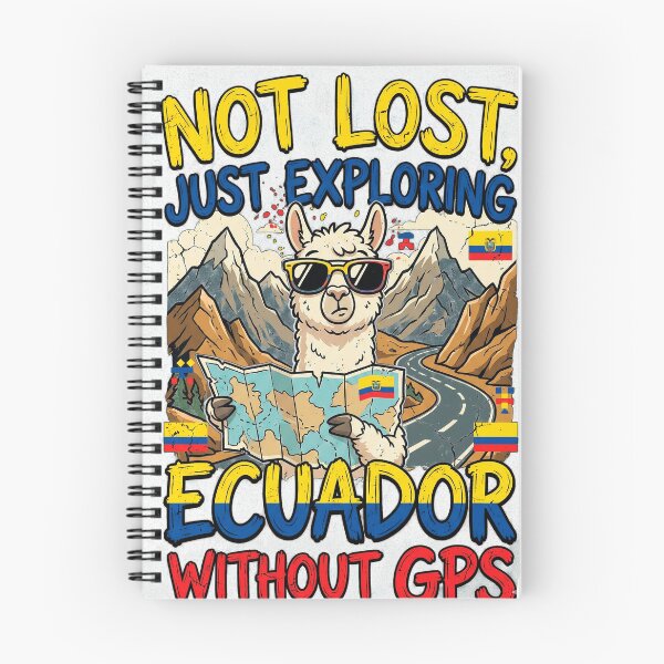Item preview, I'm Not Lost, Just Exploring Ecuador Without GPS – Funny Llama designed and sold by misaru7.