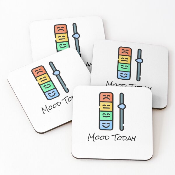 Artikelvorschau, Mood Ladder – Funny Emoji Mood Tracker Illustration entworfen und verkauft von PeakMindWork.