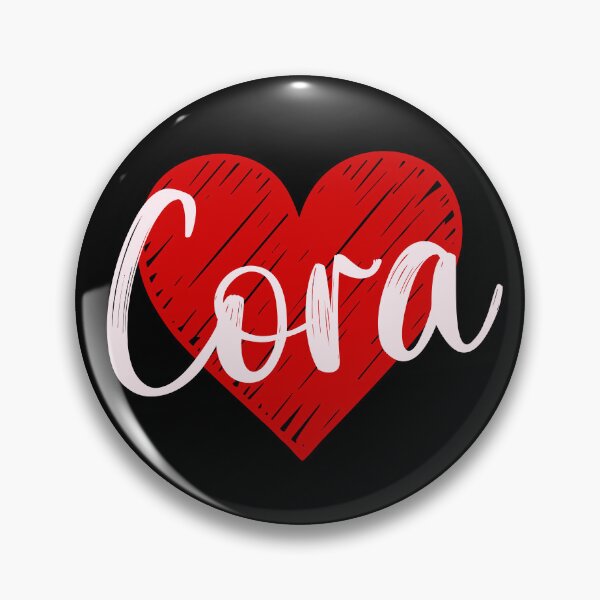 Item preview, Cora Name Red Heart  designed and sold by Jeallan Designs.