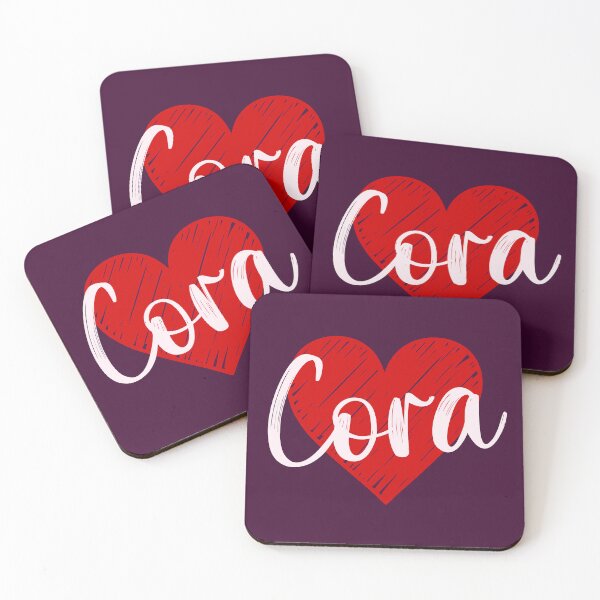 Item preview, Cora Name Red Heart  designed and sold by Jeallan Designs.