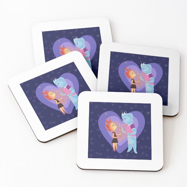 Item preview, Fire and Water Love T-Shirt designed and sold by Tomandjerry007.