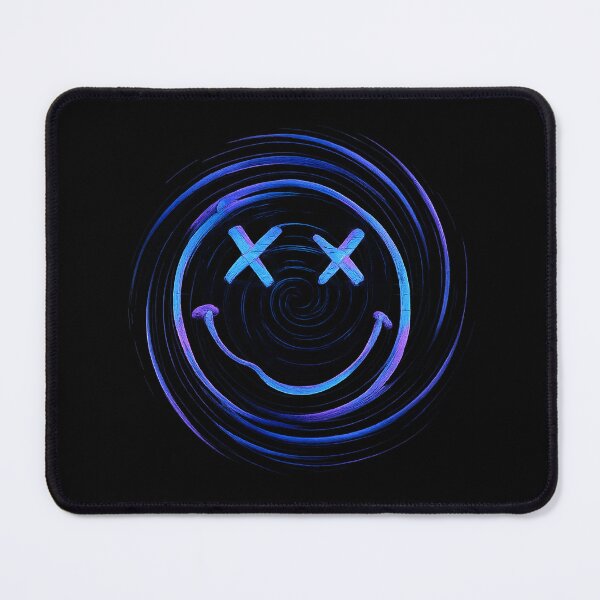 Item preview, Neon Swirl Nirvana Smiley – Trippy Grunge Aesthetic Fan Art designed and sold by AddictiveDesign.