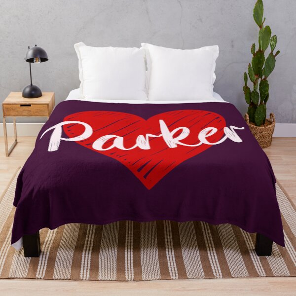 Item preview, Parker Name Red Heart designed and sold by Jeallan Designs.