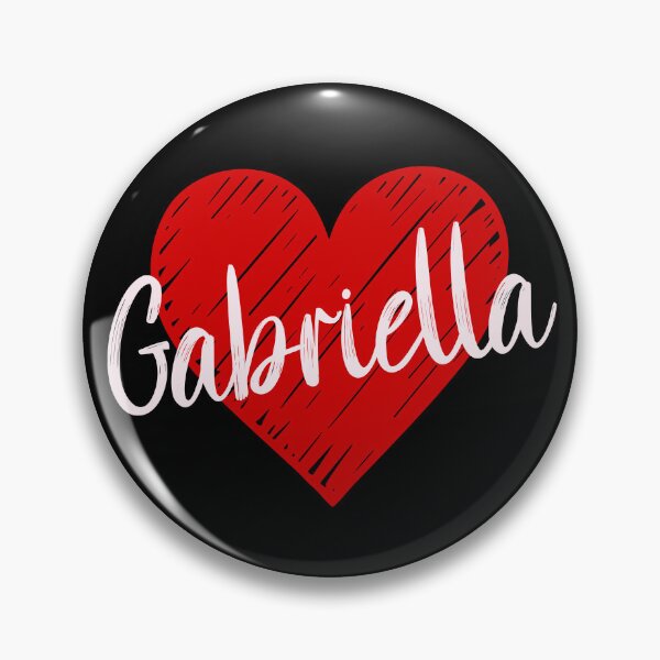 Item preview, Gabriella Name Red Heart  designed and sold by Jeallan Designs.