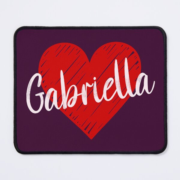 Item preview, Gabriella Name Red Heart  designed and sold by Jeallan Designs.