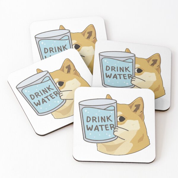 Item preview, Drink water meme  designed and sold by Clearsky-56.