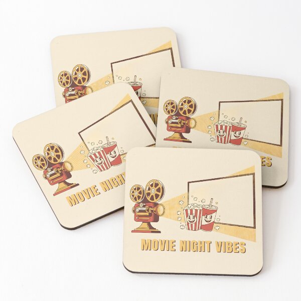 Item preview, Movie Night Vibes – Retro Vintage Cinema Poster Art designed and sold by Dino-Lune.
