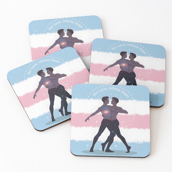 Item preview, Contemporary duet: male silhouettes in a tender, synchronized dance. designed and sold by Elando1212.