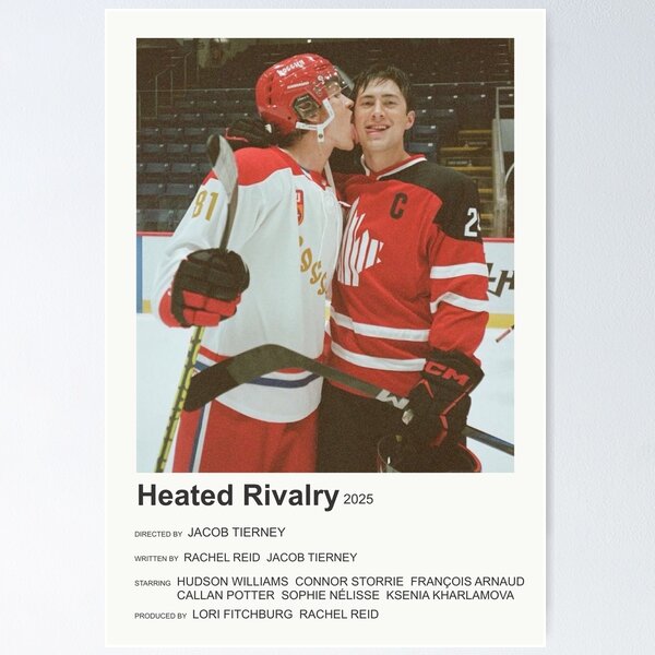 Heated Rivalry Poster Poster
