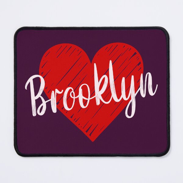 Item preview, Brooklyn Name Red Heart designed and sold by Jeallan Designs.