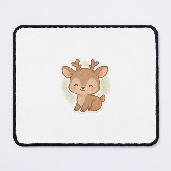 Item preview, Chibi Wholesome Deer Sticker designed and sold by StickMint.