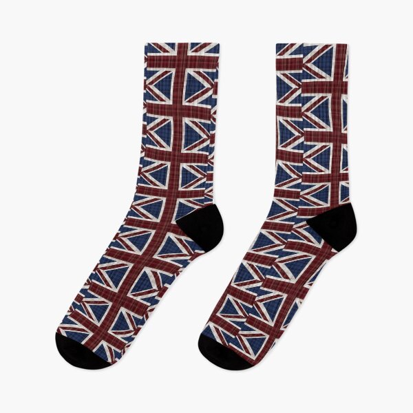 Item preview, Tartan Union Jack Flag Pattern British Plaid Aesthetic Design designed and sold by Yoohoo-xoErica.