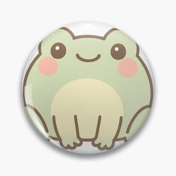 Item preview, Aesthetic Happy Frog Sticker designed and sold by StickMint.