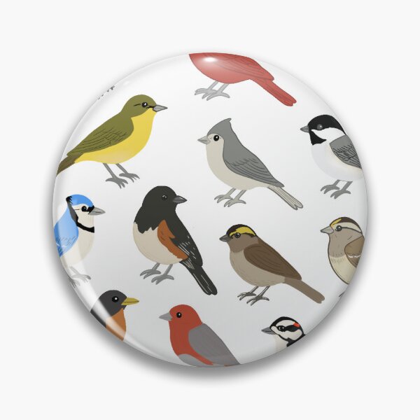 Item preview, Common Birds of the Eastern US – Backyard Bird Sticker Set designed and sold by RivendellBird.