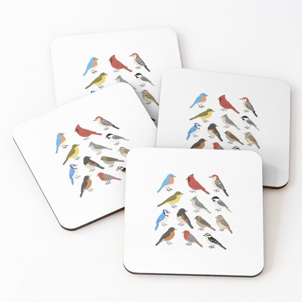 Item preview, Common Birds of the Eastern US – Backyard Bird Sticker Set designed and sold by RivendellBird.