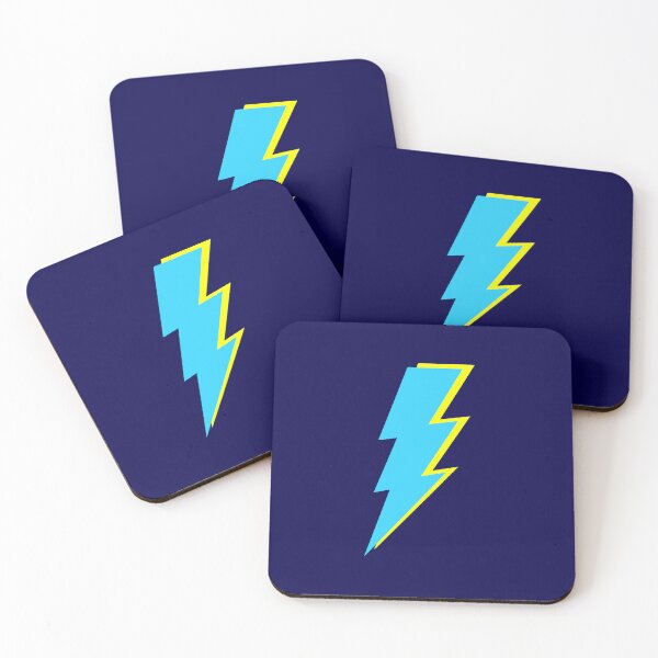 Item preview, Lightning Bolt Blue and Yellow designed and sold by Jeallan Designs.