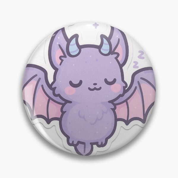 Item preview, Pastel Sleepy Bat Sticker designed and sold by StickMint.