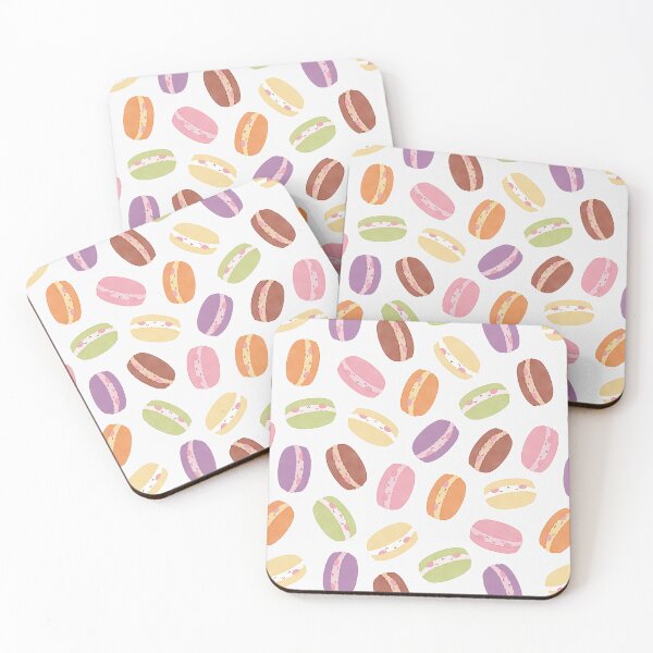 Item preview, cute colourful macaron pattern designed and sold by winterpumpkin.
