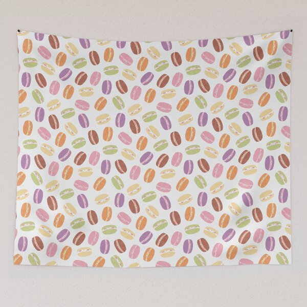 Item preview, cute colourful macaron pattern designed and sold by winterpumpkin.