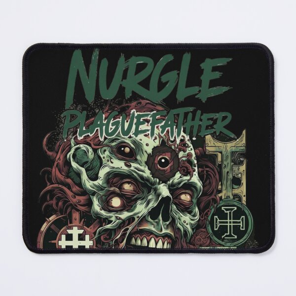 Item preview, Plague Father nurgle logo designed and sold by BadzioCompany.