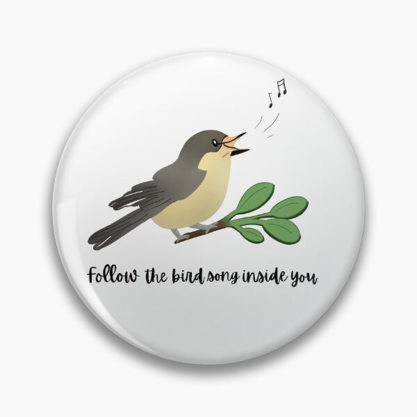 Item preview, Follow the Birdsong Inside You – Inspiring Songbird Illustration designed and sold by RivendellBird.