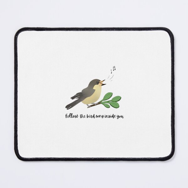 Item preview, Follow the Birdsong Inside You – Inspiring Songbird Illustration designed and sold by RivendellBird.