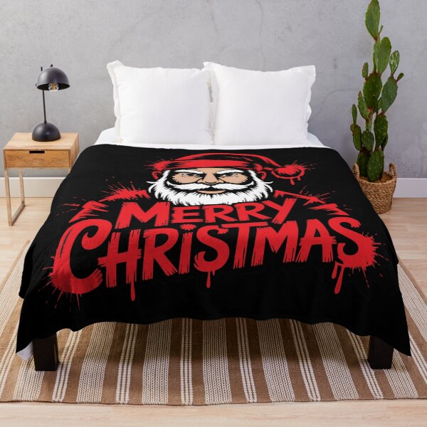 Item preview, MERRY CHRISTMAS - SANTA - HAT - TEXT - TYPOGRAPHY - RED COLOR designed and sold by Gihan-Design.