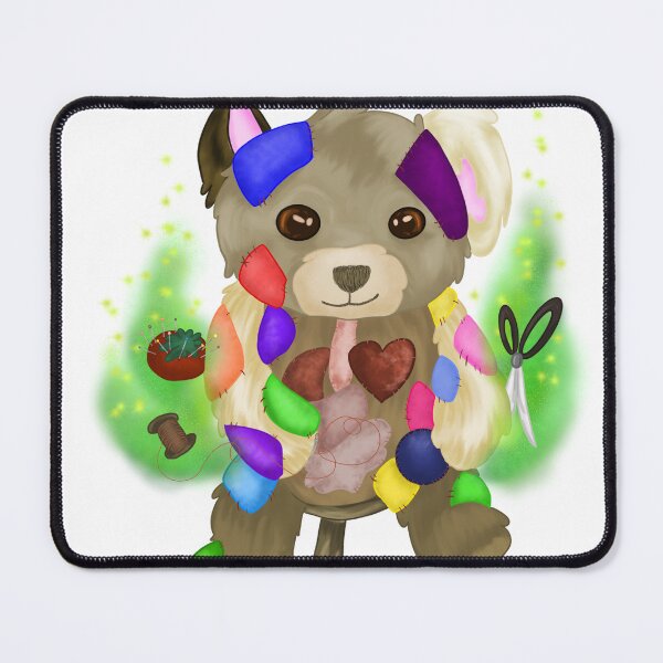Item preview, SCP-2295 Patchwork Bear designed and sold by JayBirdStudio.