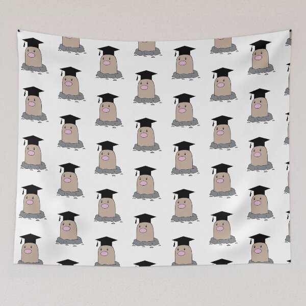 Item preview, Diglett Graduation designed and sold by kyravreeland.