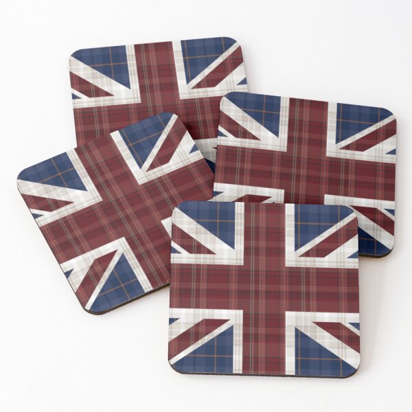 Item preview,  Tartan Union Jack Flag Pattern British Plaid Aesthetic Design designed and sold by Yoohoo-xoErica.