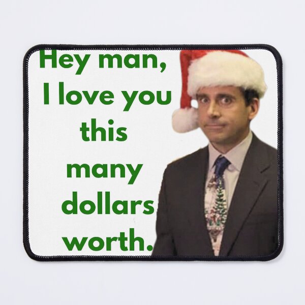 Item preview, Funny Awkward Office Christmas Gift Meme – Holiday Santa Boss Design designed and sold by Aybiko.