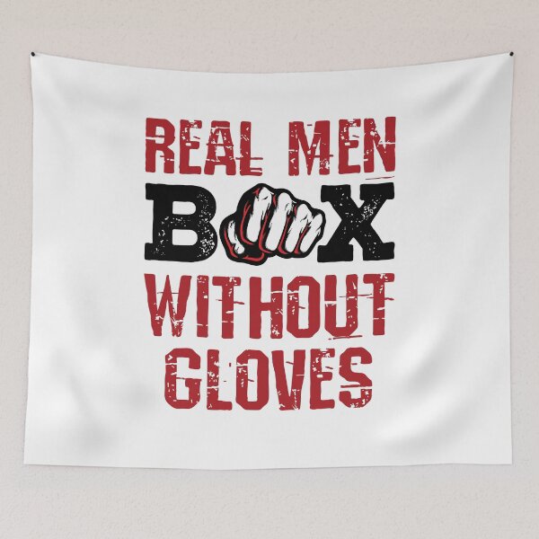 Item preview, Real Men Box Without Gloves Bare Knuckle Boxing designed and sold by jaygo.