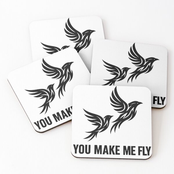Item preview, You Make Me Fly– Inspirational Birds in Flight Design designed and sold by darkan1.