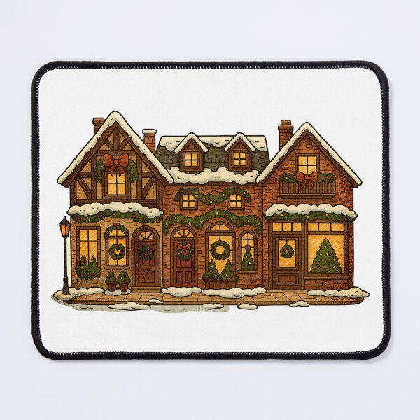 Item preview, Winter Christmas houses designed and sold by Dennis' Creative Corner.
