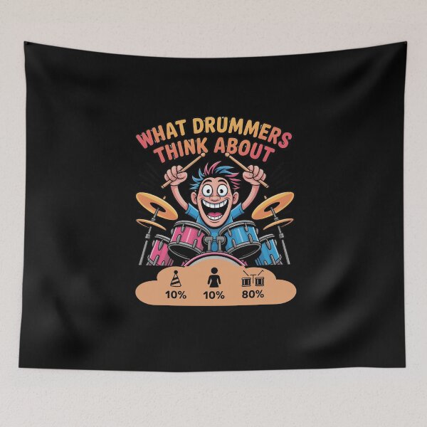 Item preview, What Drummers Think About designed and sold by Naitsebas.