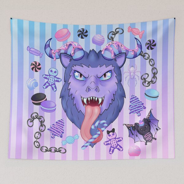 Item preview, Krampus (pastel goth) designed and sold by Miss Lunaria.