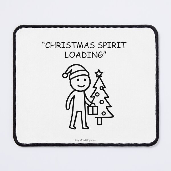 Item preview, Tiny Mood Christmas Humor – Funny and Sarcastic Holiday Art designed and sold by eivicraft.