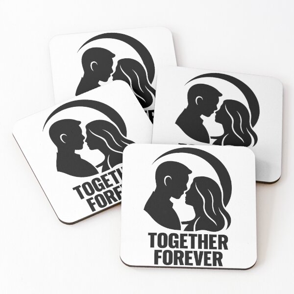 Item preview, Together Forever Couple Silhouette designed and sold by darkan1.